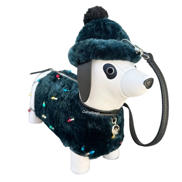 kate spade Bags Kate Spade Dachshund Dog Green Fur Claude Crossbody